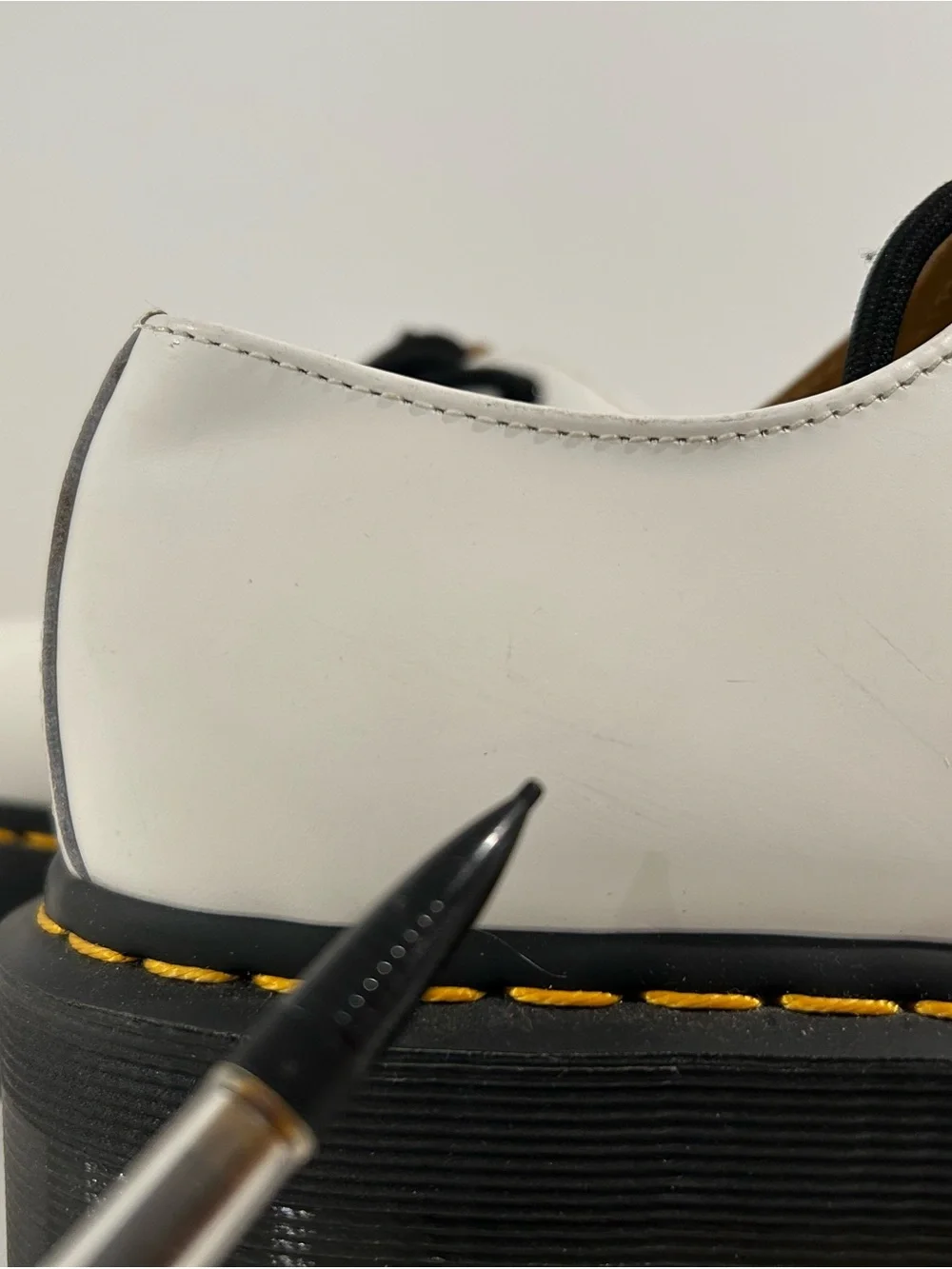 Dr. Martens 1461 Quad White Platform Oxford Shoes Women’s 8 EU 39